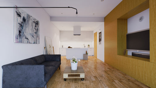 WOOD AND WHITE UNREAL PROJECT. COMPLETE PROJECT. LUMEN.