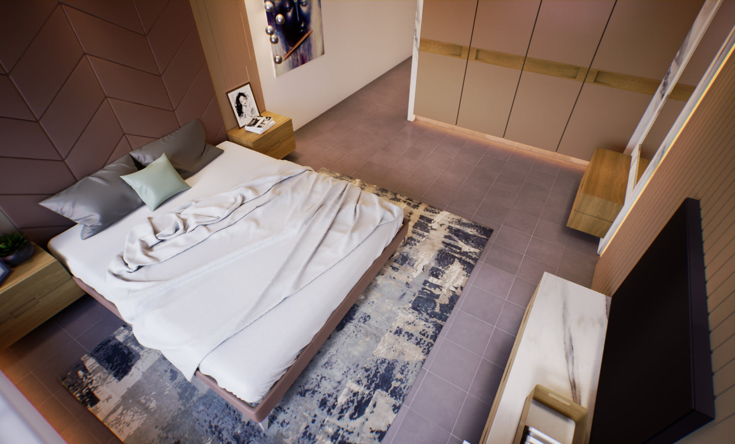 02 LIVING ROOM UNREAL PROJECT. BAKED.