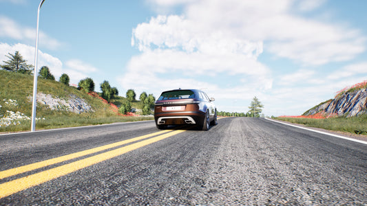 ATLANTIC OCEAN ROAD IN UNREAL ENGINE. LUMEN.
