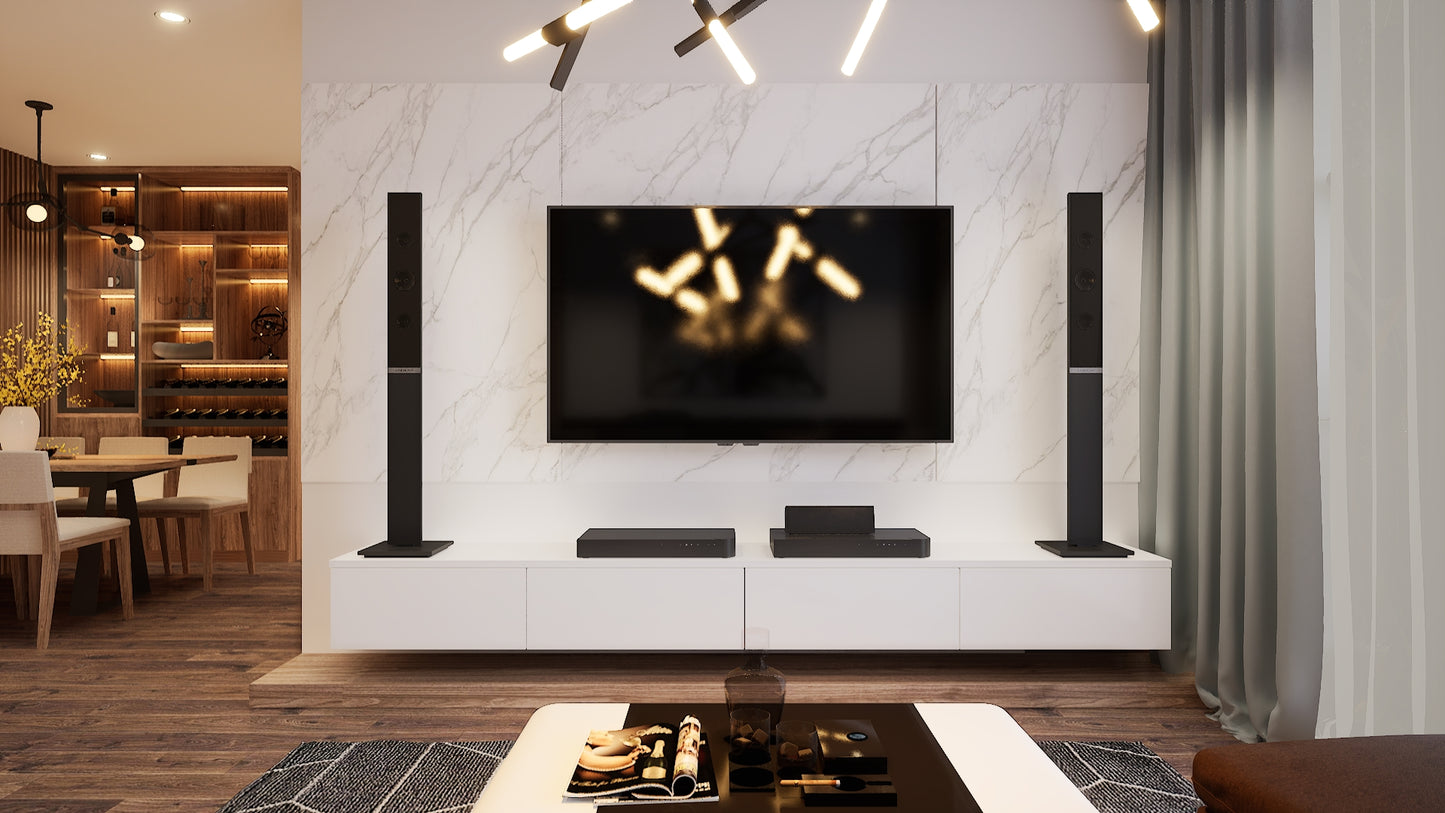 LIVING ROOM AND KITCHEN IN UNREAL ENGINE. LUMEN