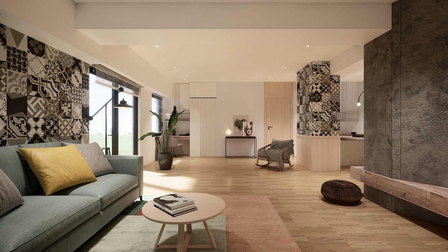 LIVING ROOM IN UNREAL ENGINE. LUMEN.