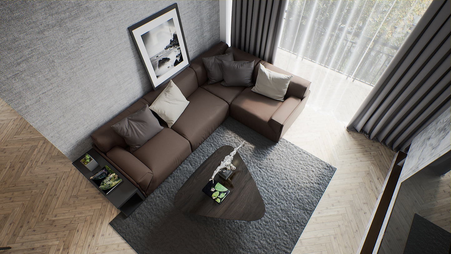 LIVINGROOM AND KITCHEN IN UNREAL ENGINE. LUMEN.