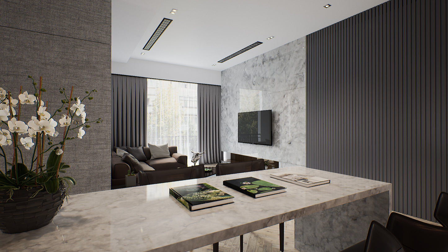 LIVINGROOM AND KITCHEN IN UNREAL ENGINE. LUMEN.