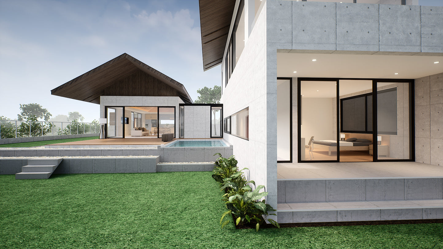 09 IYASHI HOUSE INTERIOR EXTERIOR UNREAL PROJECT. BAKED.