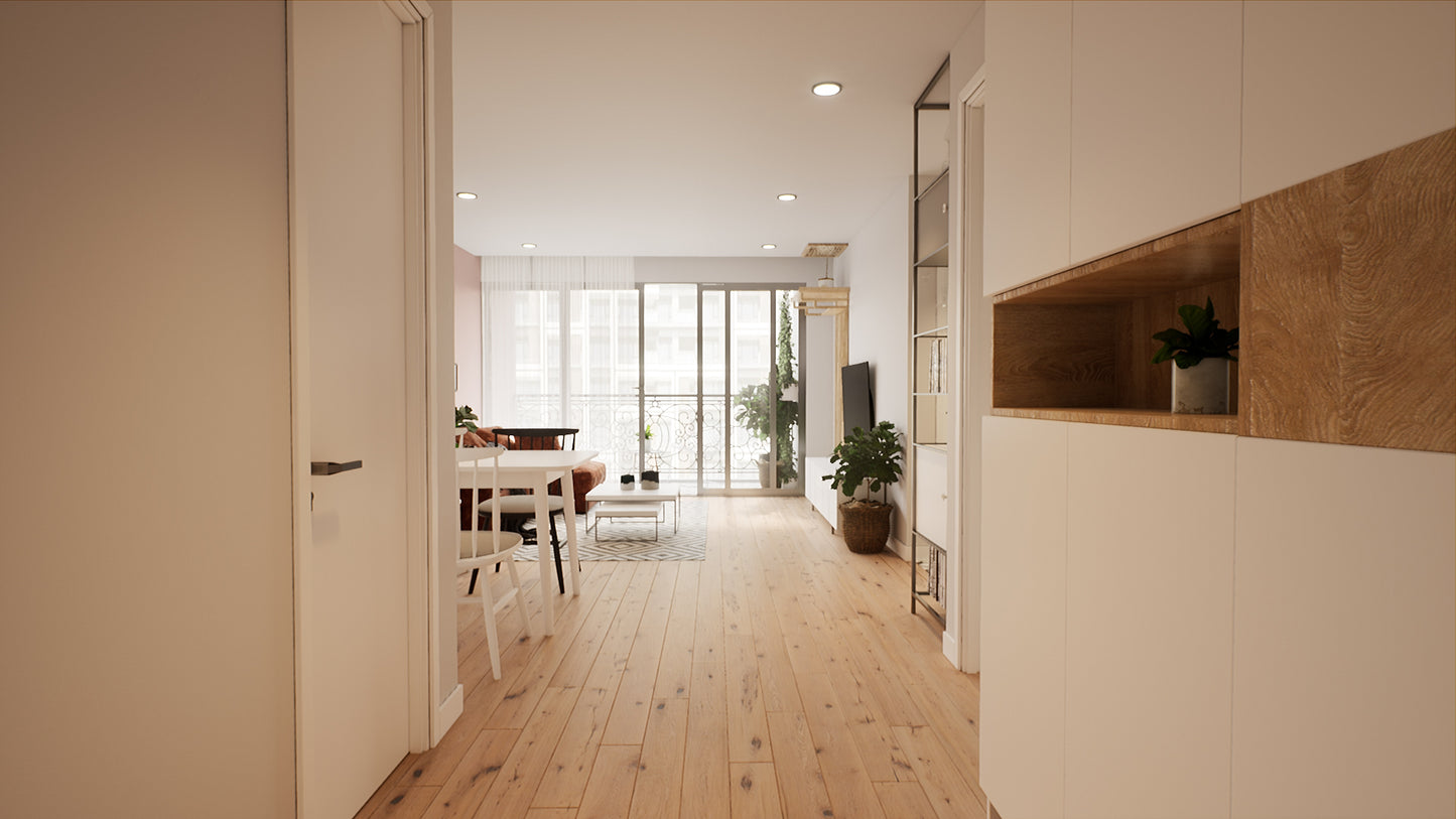 06 APARTMENT INTERIOR UNREAL PROJECT. BAKED.