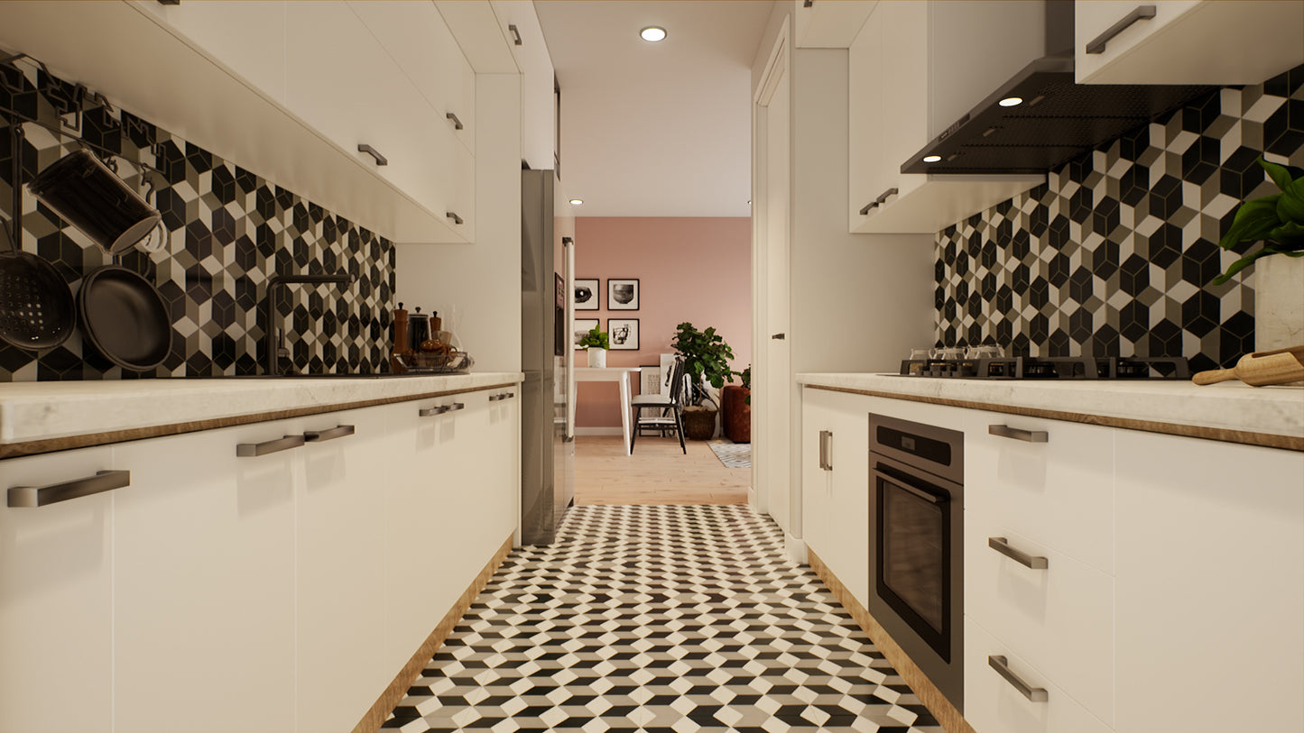 06 APARTMENT INTERIOR UNREAL PROJECT. BAKED.