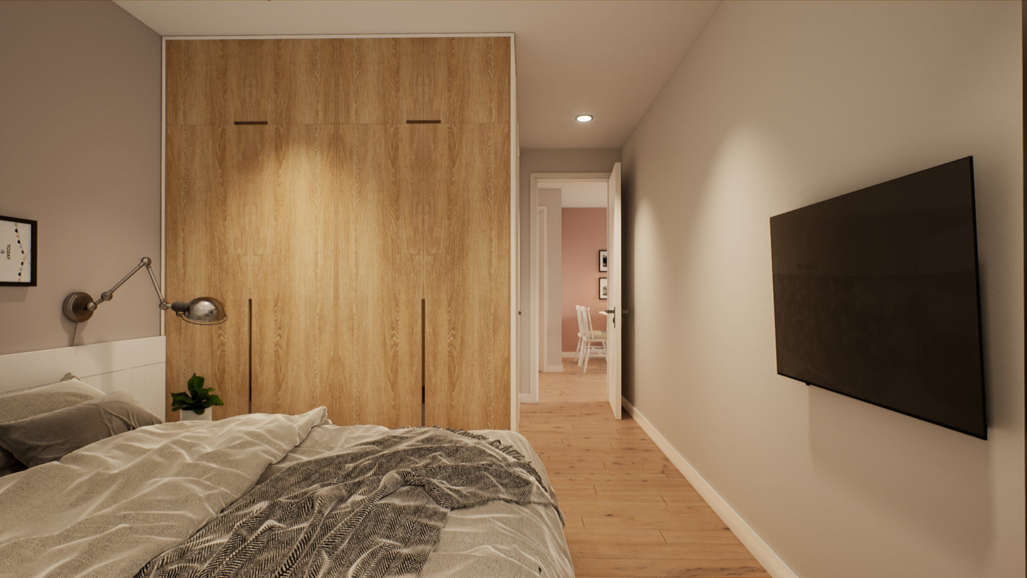 06 APARTMENT INTERIOR UNREAL PROJECT. BAKED.