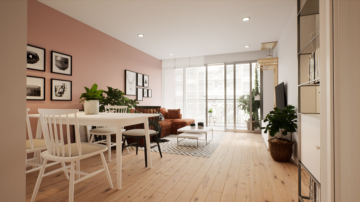 06 APARTMENT INTERIOR UNREAL PROJECT. BAKED.