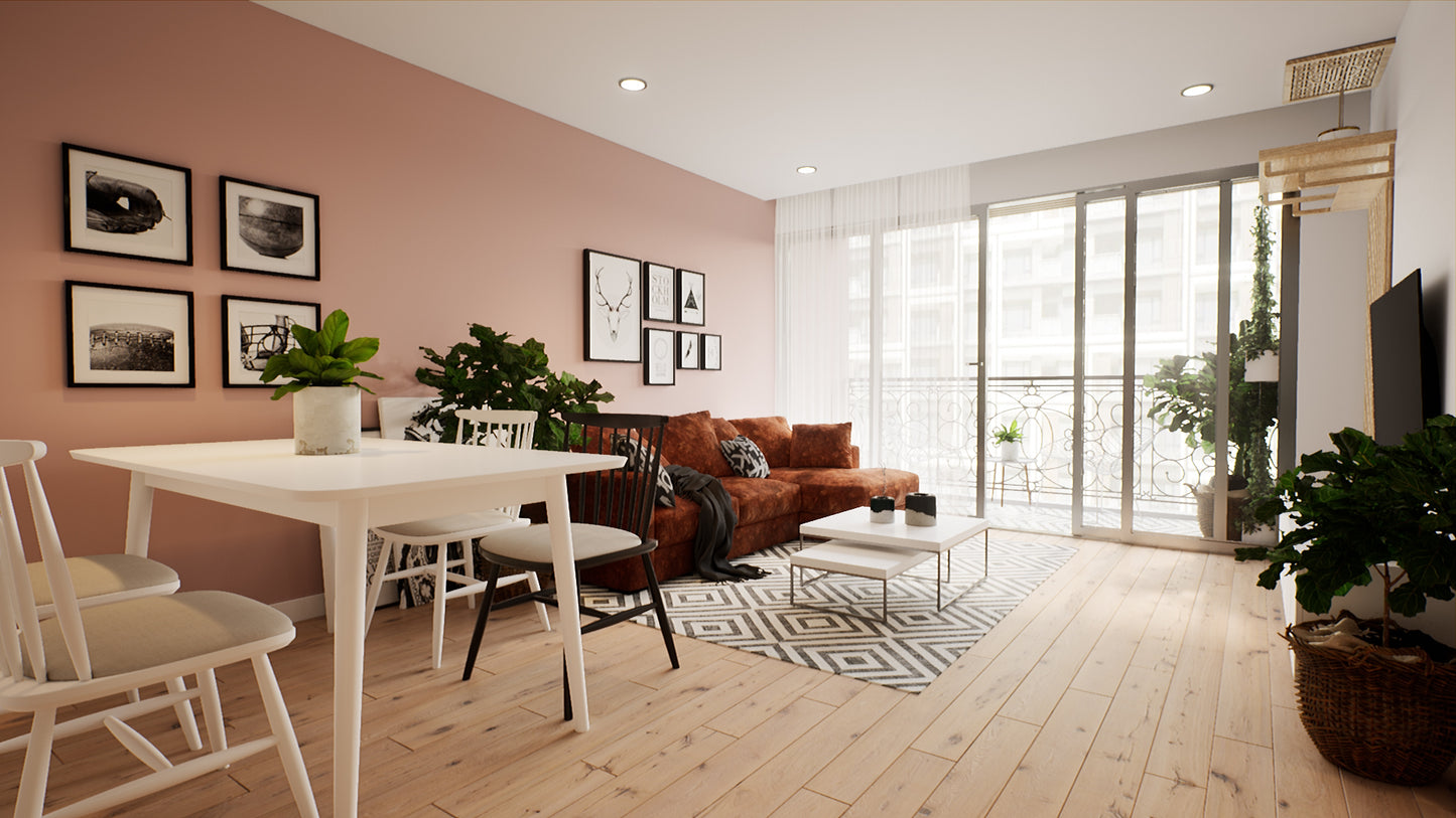 06 APARTMENT INTERIOR UNREAL PROJECT. BAKED.