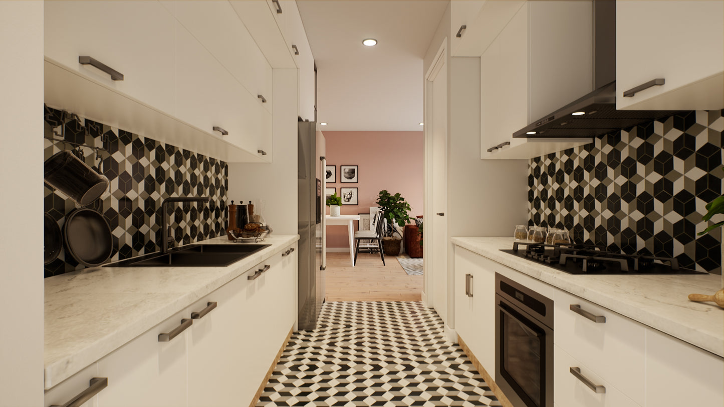 06 APARTMENT INTERIOR UNREAL PROJECT. BAKED.
