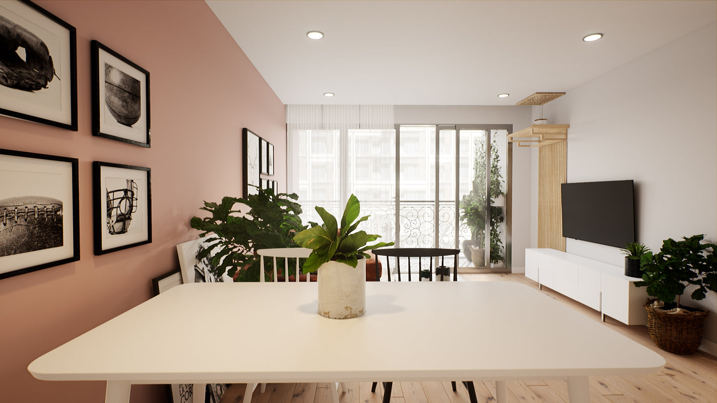 06 APARTMENT INTERIOR UNREAL PROJECT. BAKED.