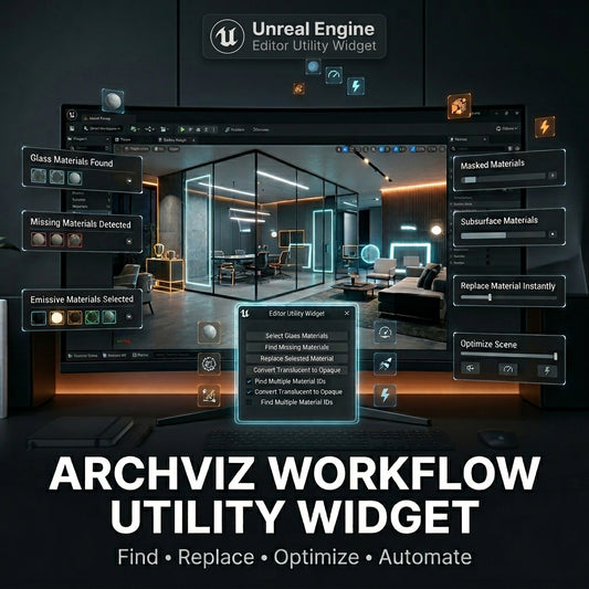 Unreal Engine Archviz Workflow Utility Widget