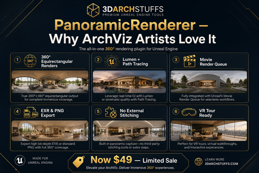 360° Equirectangular Image Rendering Plugin for Unreal Engine 5.7+