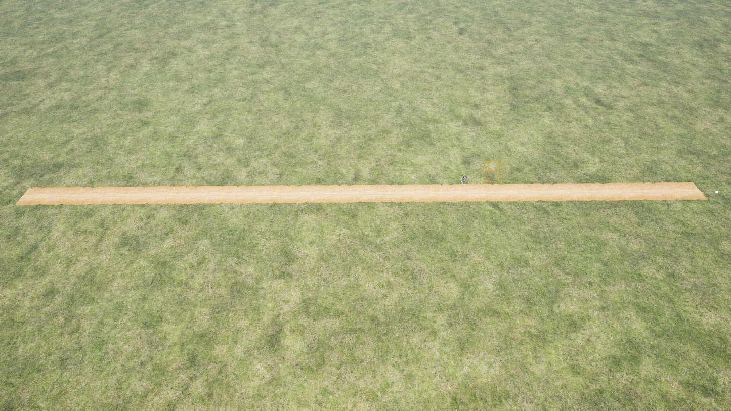 PCG ROAD MESH ON SPLINE.