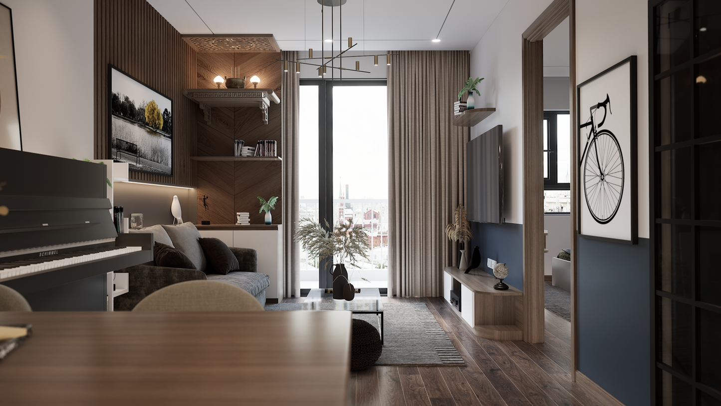 11 INTERIOR APPARTMENT UNREAL PROJECT. BAKED.