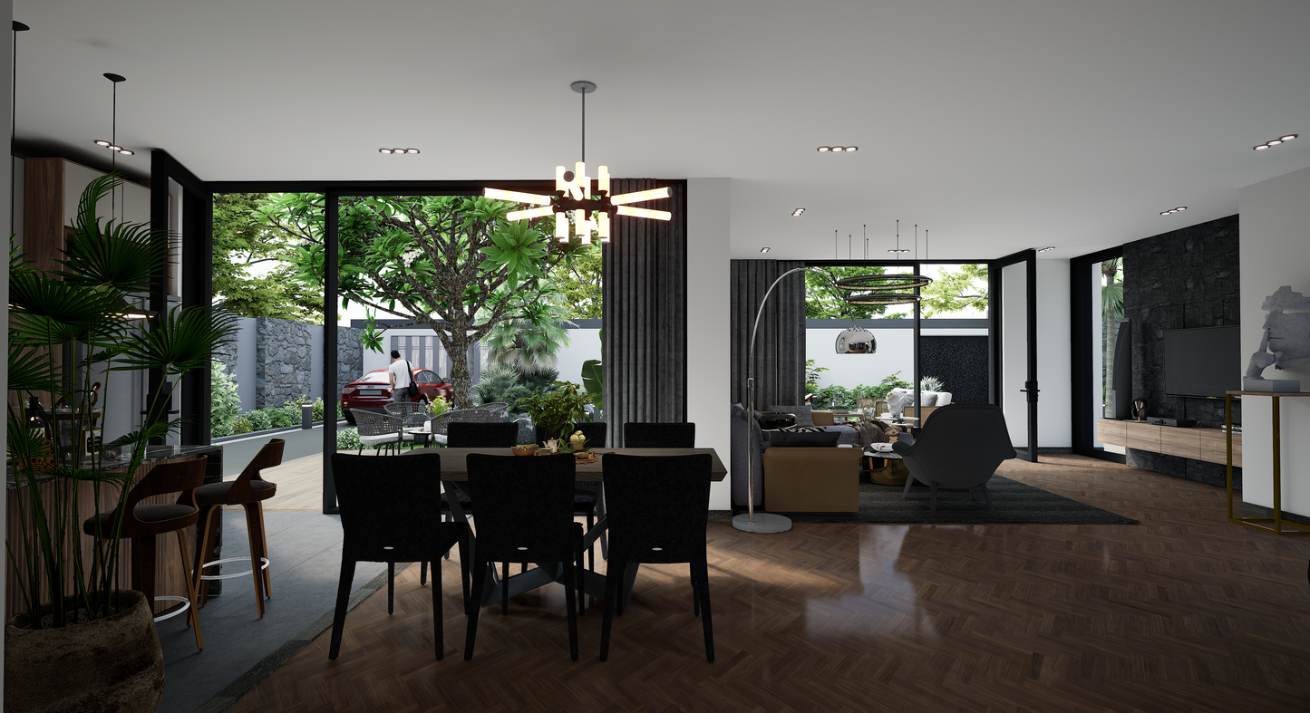 13 FULL HOUSE EXTERIOR AND INTERIOR UNREAL PROJECT. BAKED