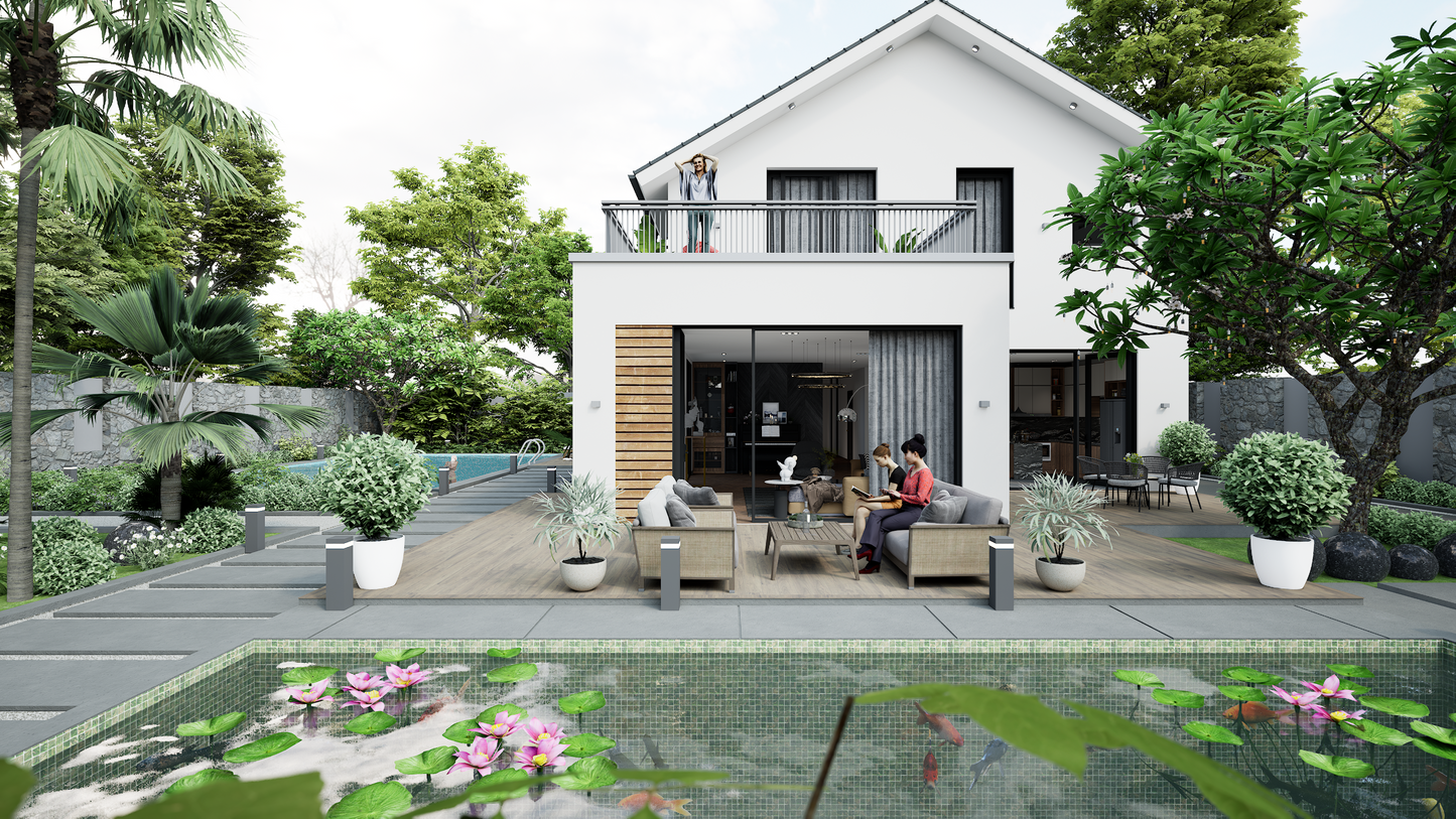 13 FULL HOUSE EXTERIOR AND INTERIOR UNREAL PROJECT. BAKED