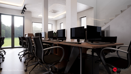 OFFICE INTERIOR COMPLETE PROJECT UNREAL ENGINE. LUMEN.