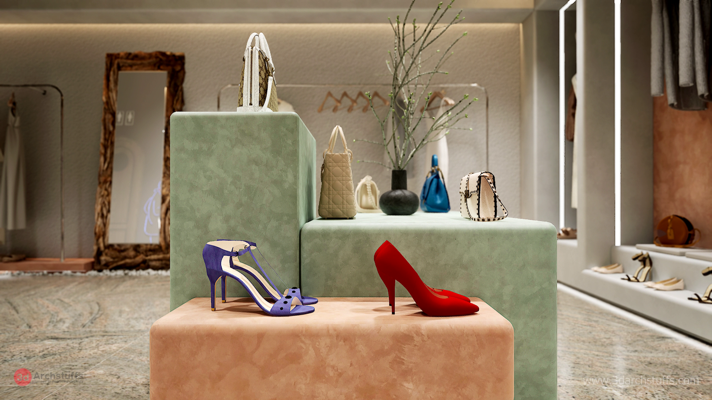 FASHION SHOP IN UNREAL ENGINE. LUMEN.