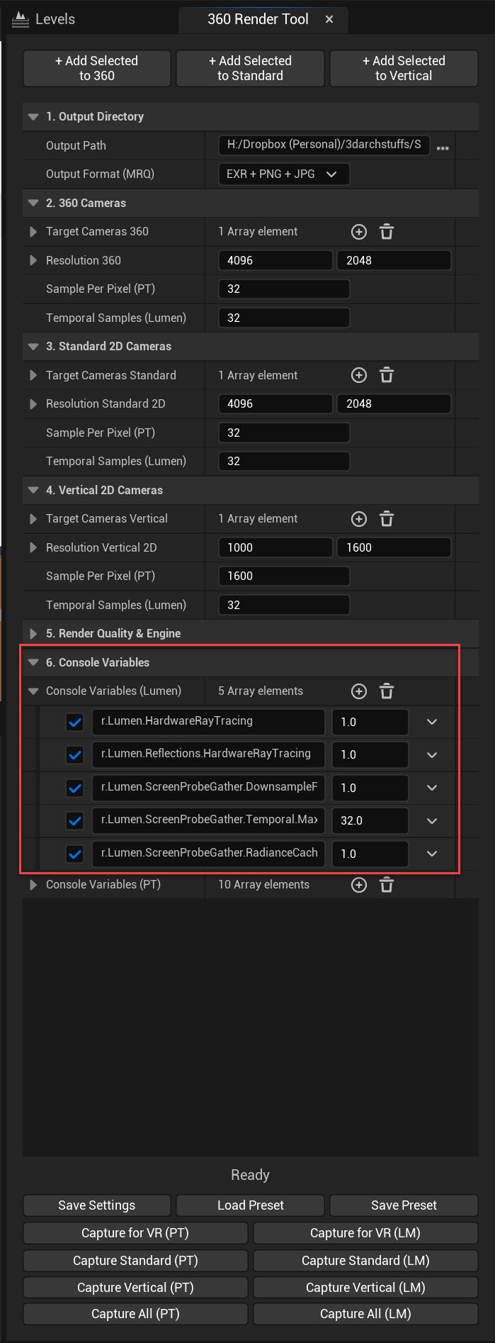 360° Panoramic Equirectangular Image Rendering Plugin for Unreal Engine 5.7+