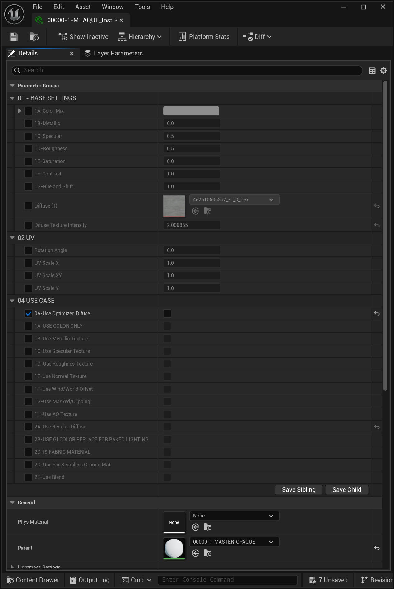 High-Performance Opaque Master Material for ArchViz & Real-Time Projects