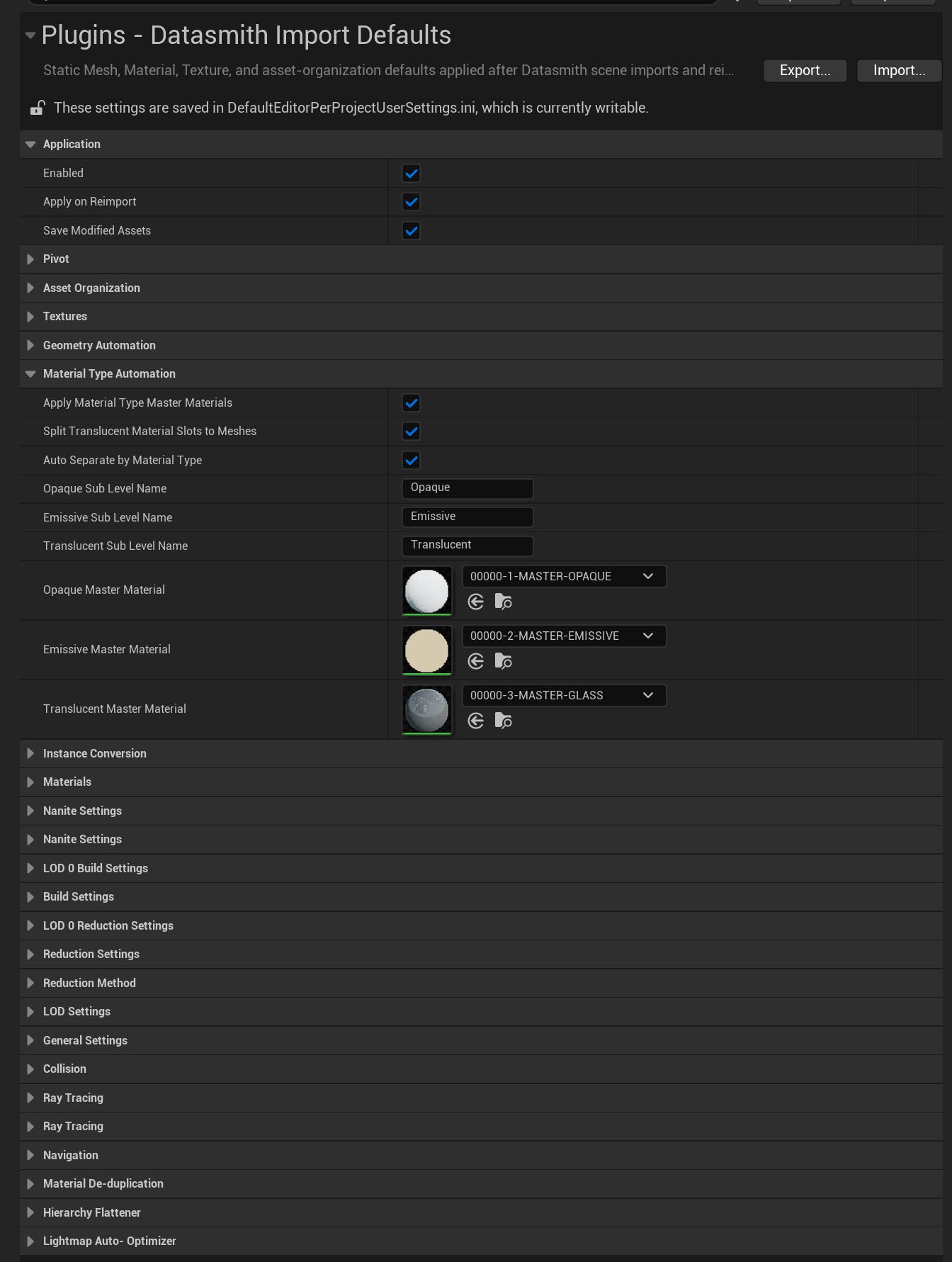 Datasmith Post Import Plugin for Unreal Engine 5.7+