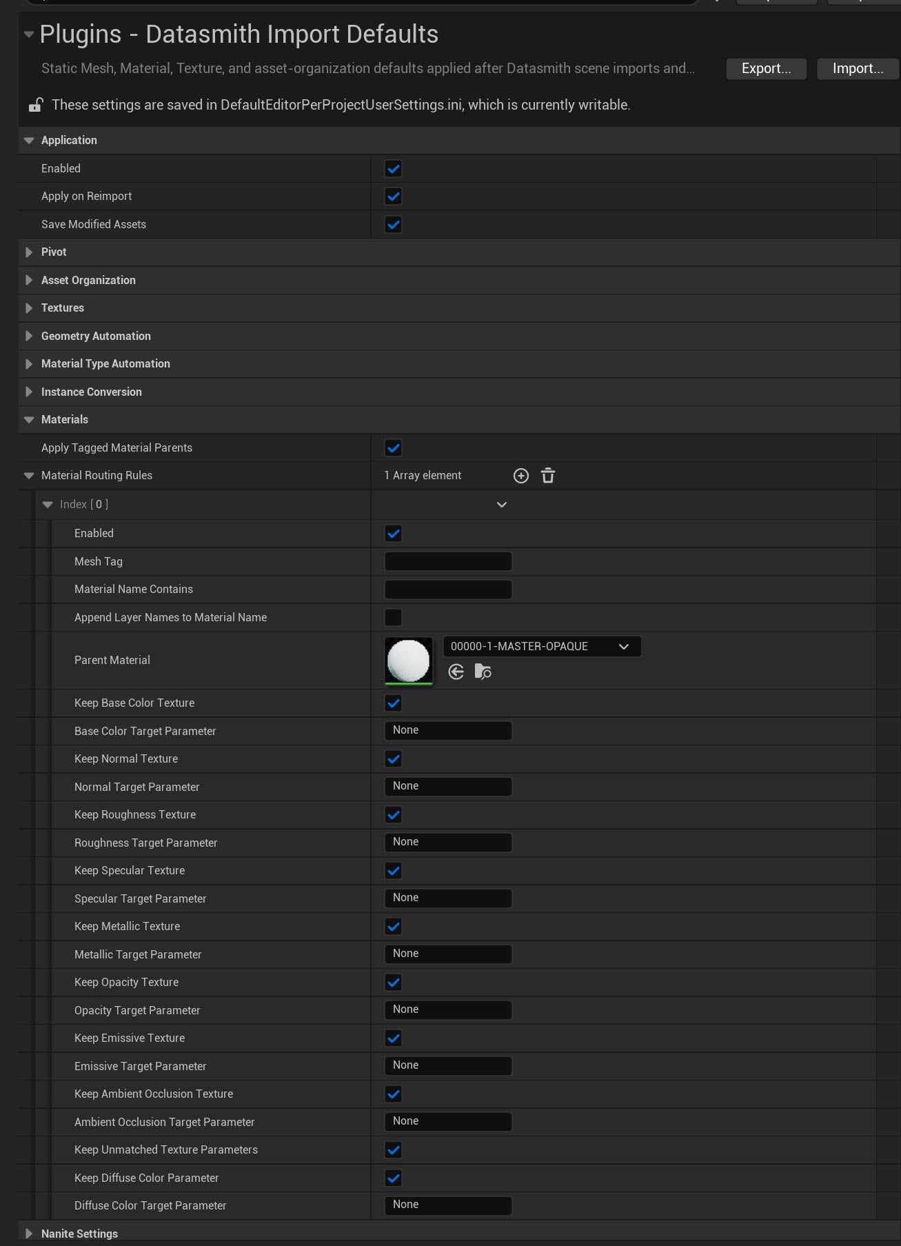 Datasmith Post Import Plugin for Unreal Engine 5.7+