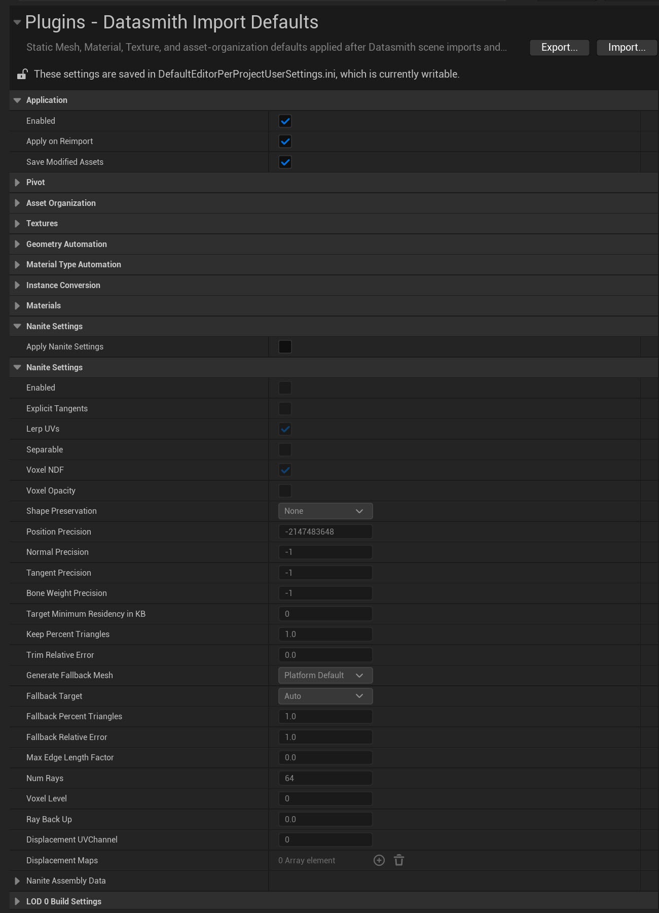 Datasmith Post Import Plugin for Unreal Engine 5.7+