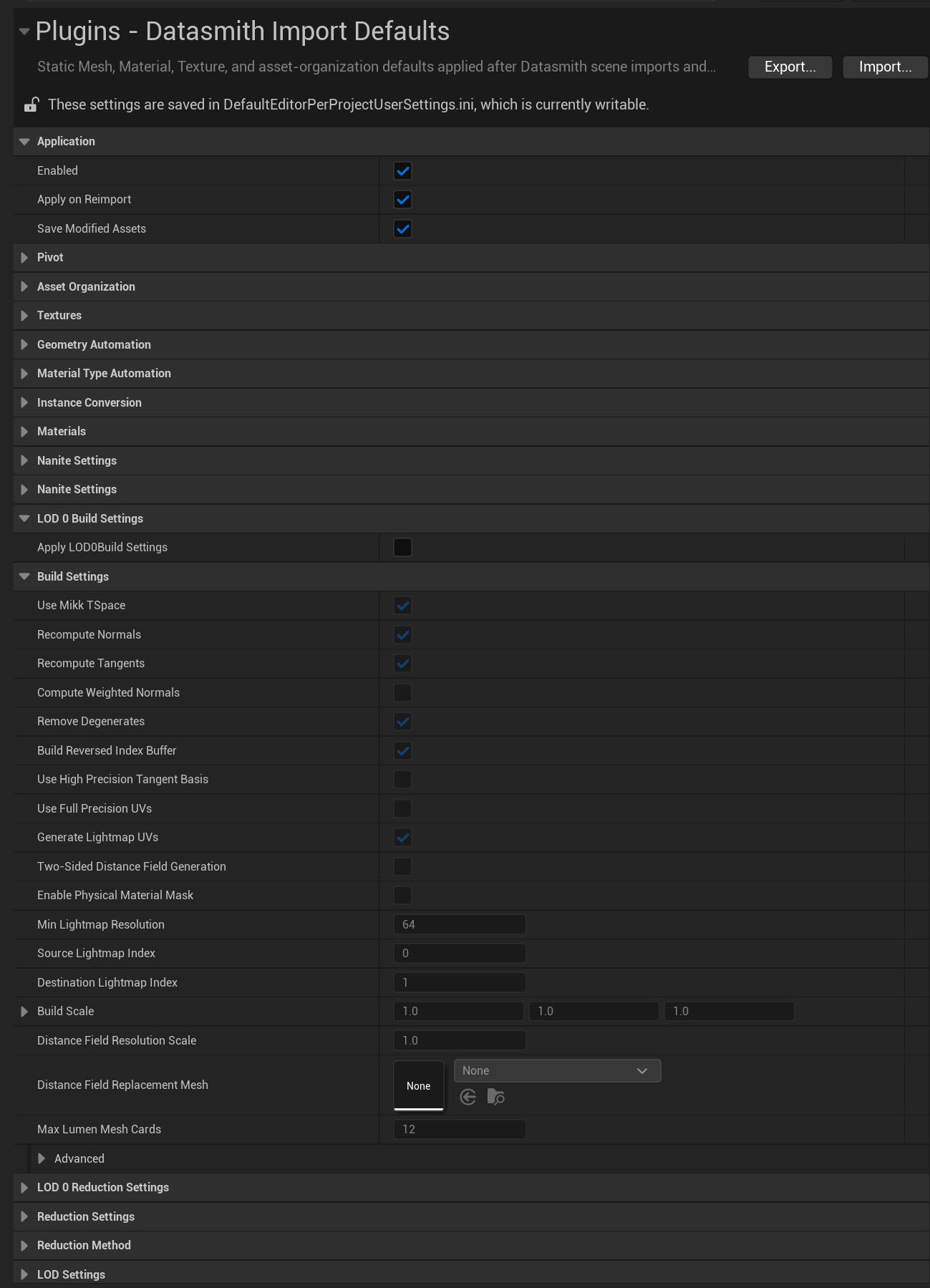 Datasmith Post Import Plugin for Unreal Engine 5.7+