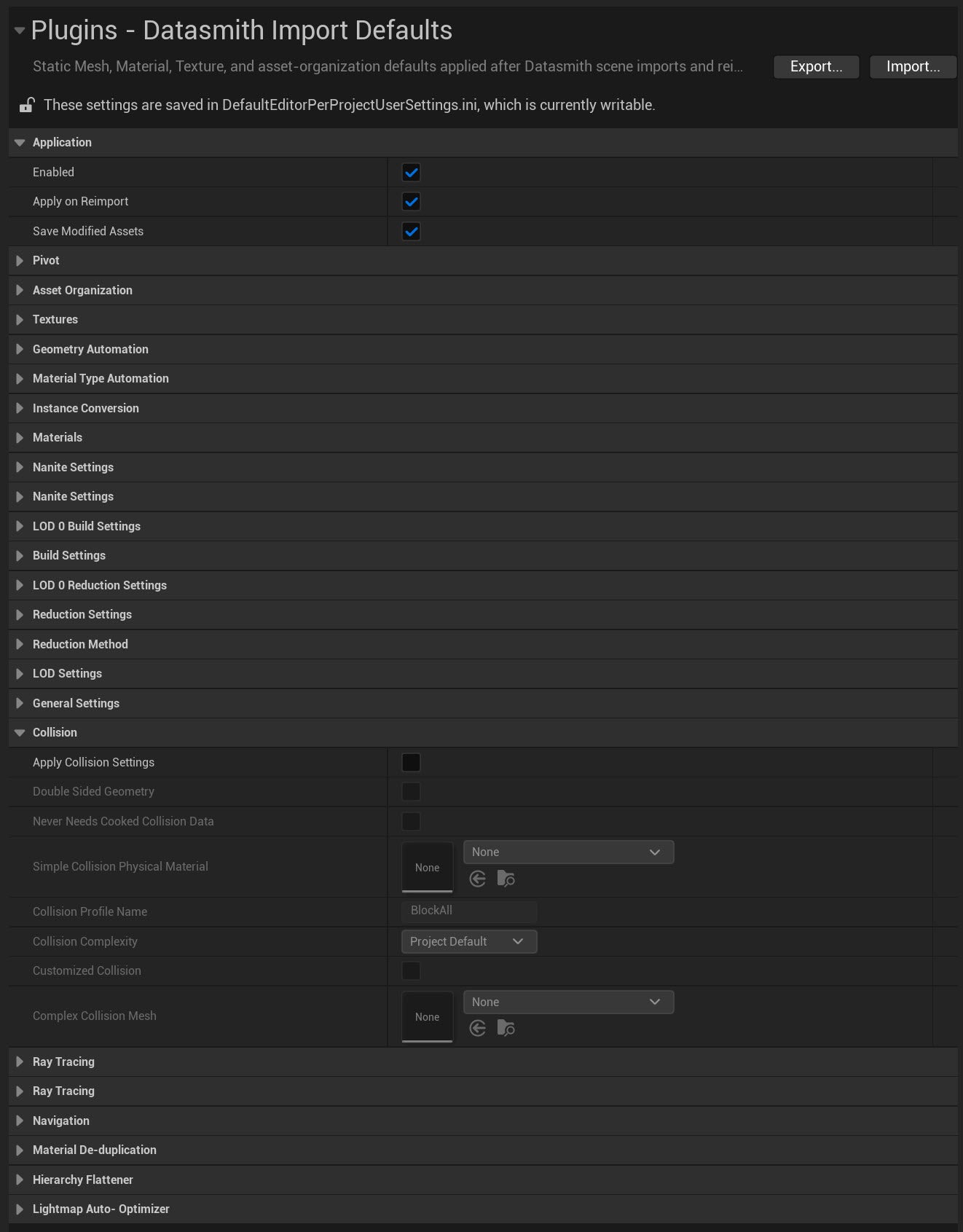 Datasmith Post Import Plugin for Unreal Engine 5.7+