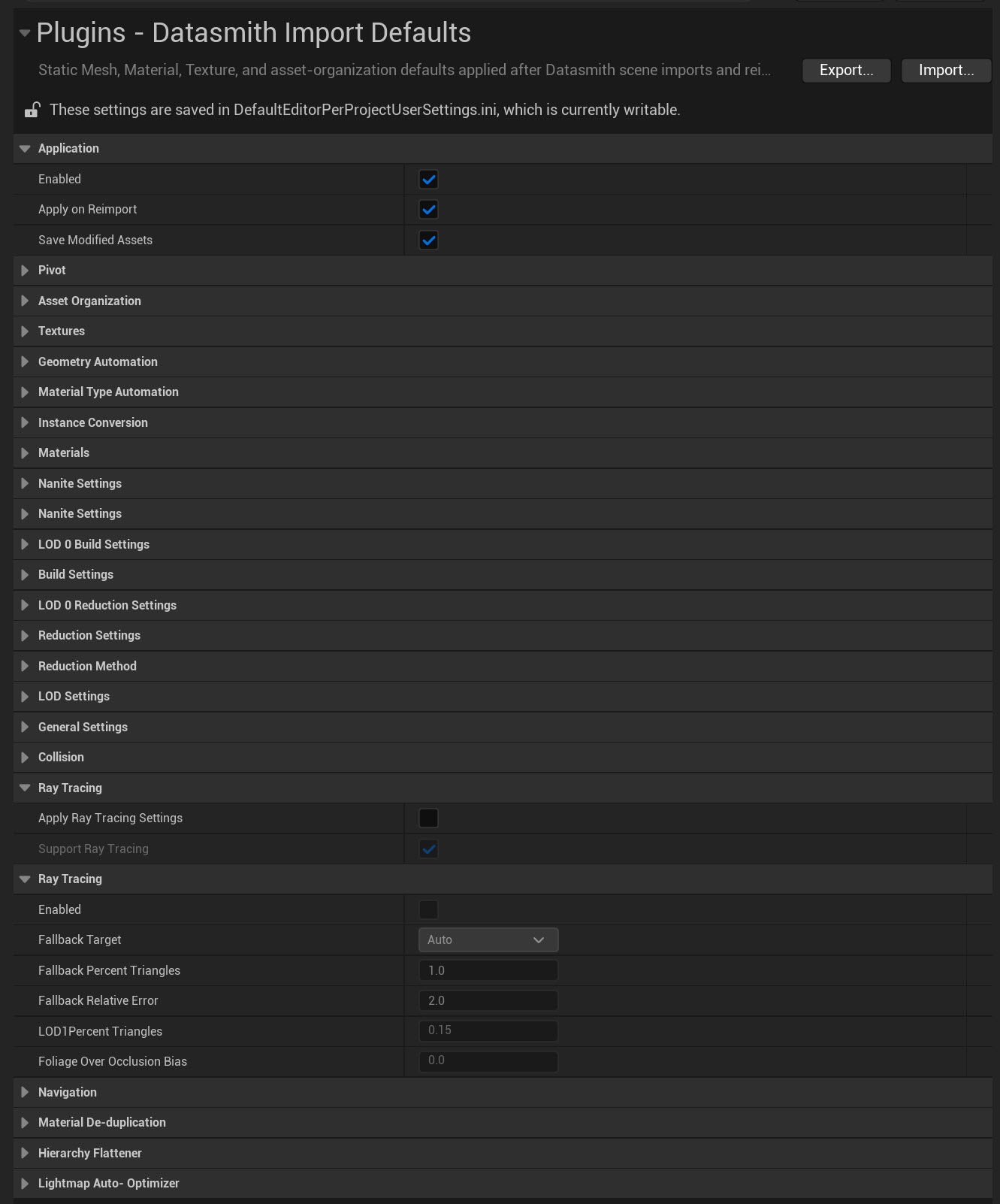 Datasmith Post Import Plugin for Unreal Engine 5.7+