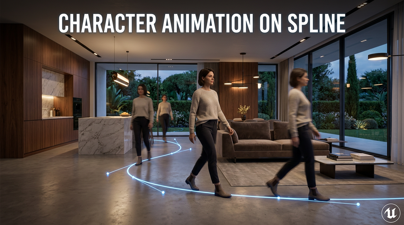 Interactive Archviz Template for Unreal Engine. UE 5.7