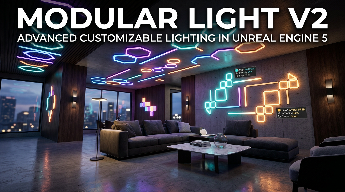 Interactive Archviz Template for Unreal Engine. UE 5.7