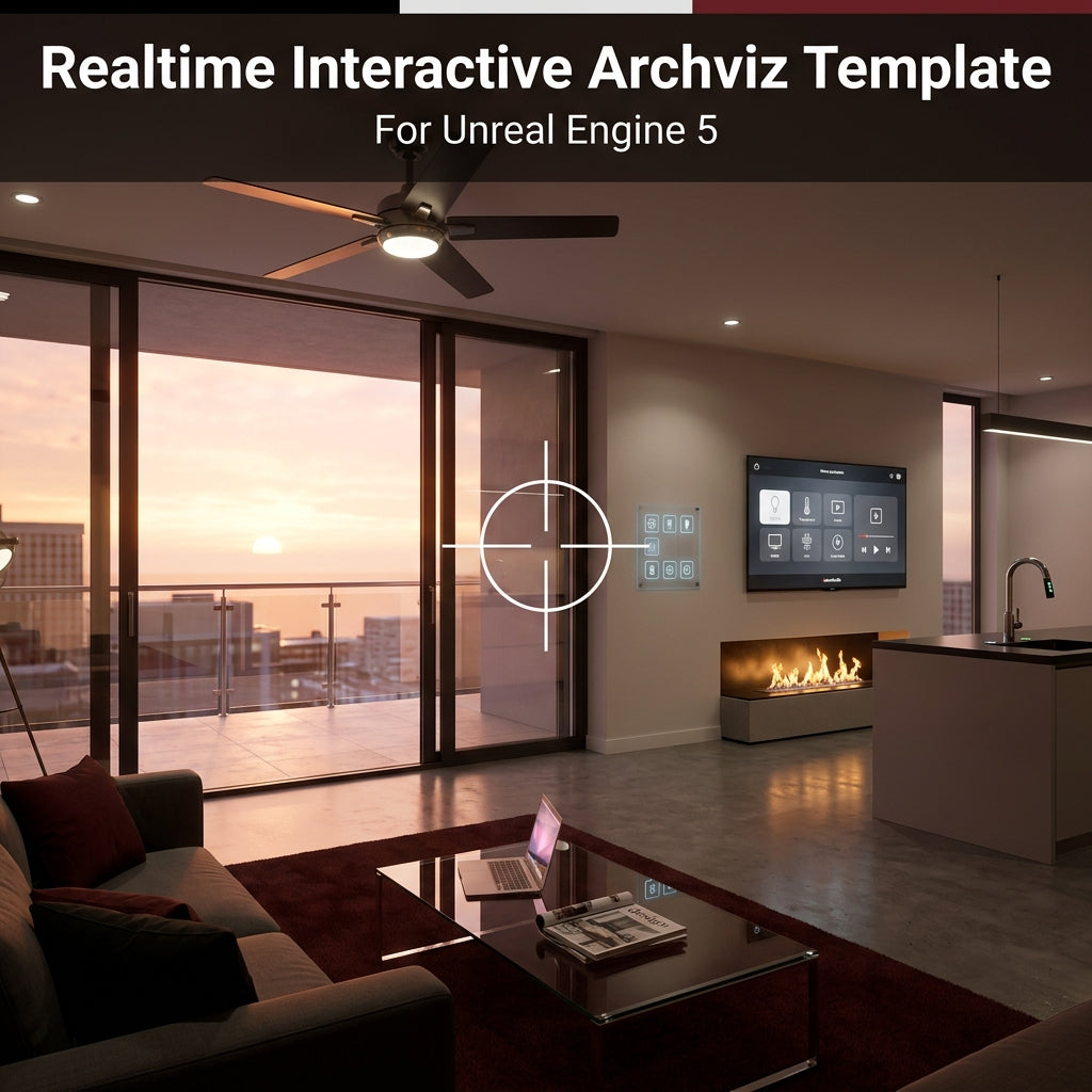 Interactive Archviz Template for Unreal Engine. UE 5.7
