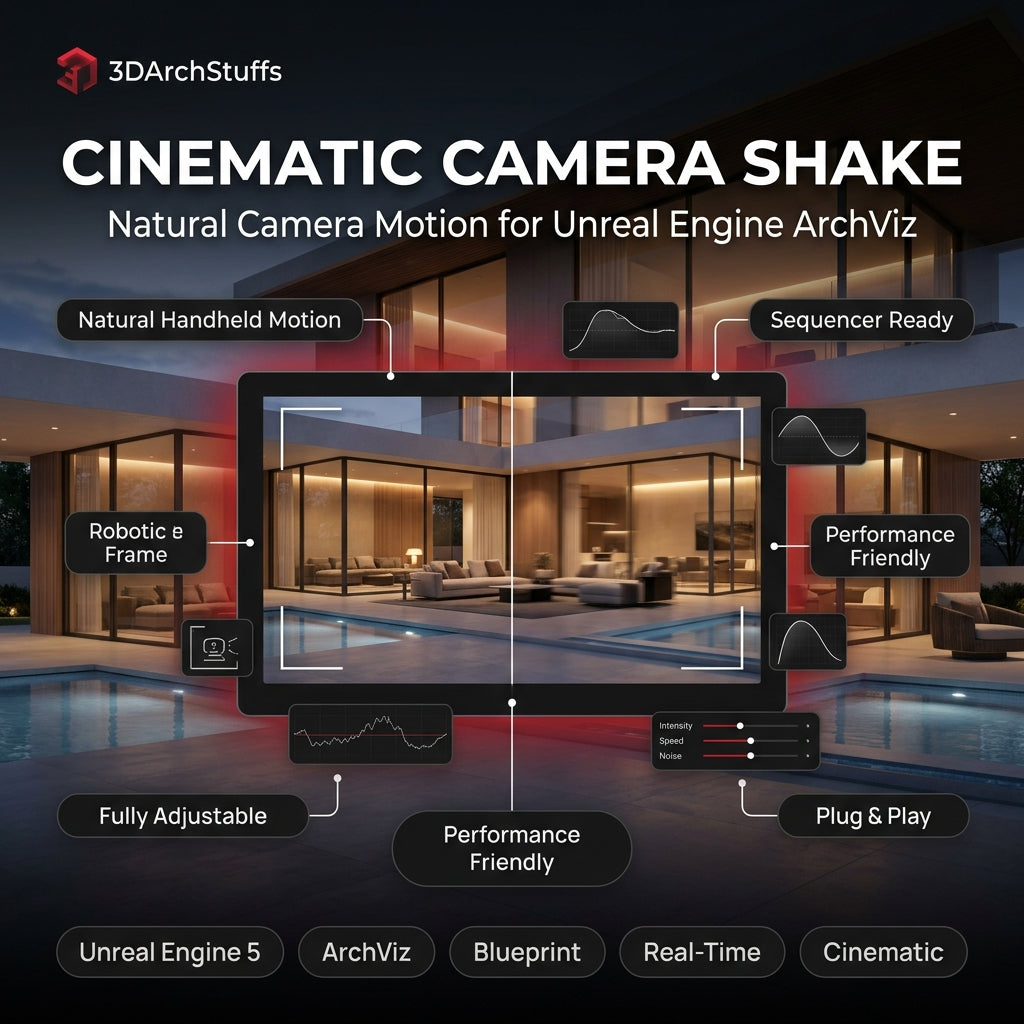 NATURAL CAMERA SHAKE BLUEPRINT FOR UNREAL ENGINE