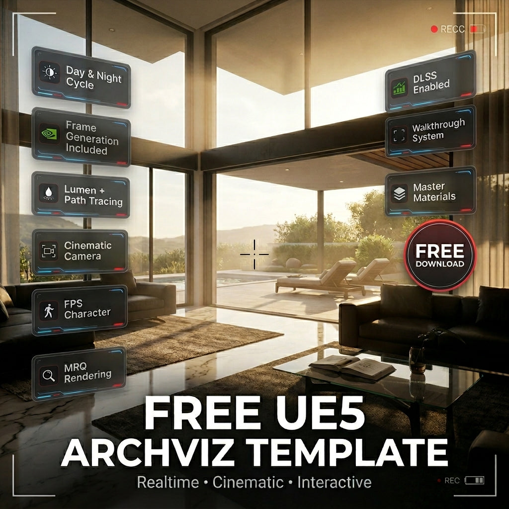 FREE Unreal Engine 5 Archviz Template | Realtime Architectural ...
