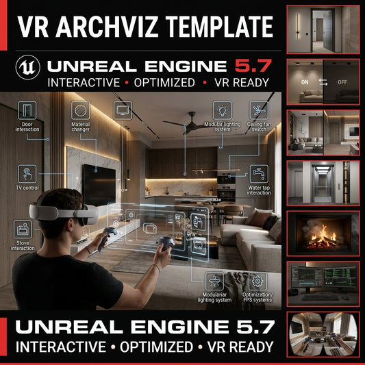 Ultimate VR Architectural Visualization Template – Unreal Engine 5.7