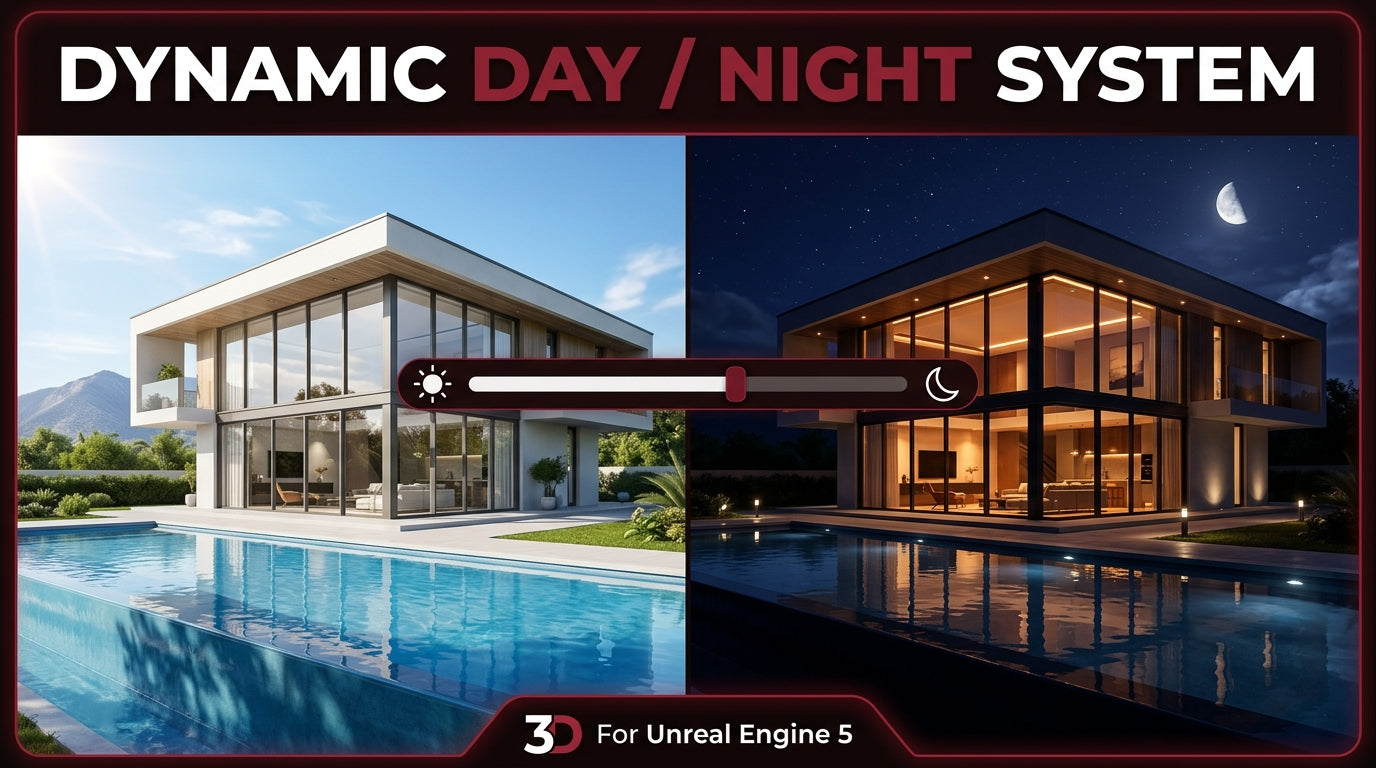 Interactive Archviz Template for Unreal Engine. UE 5.7