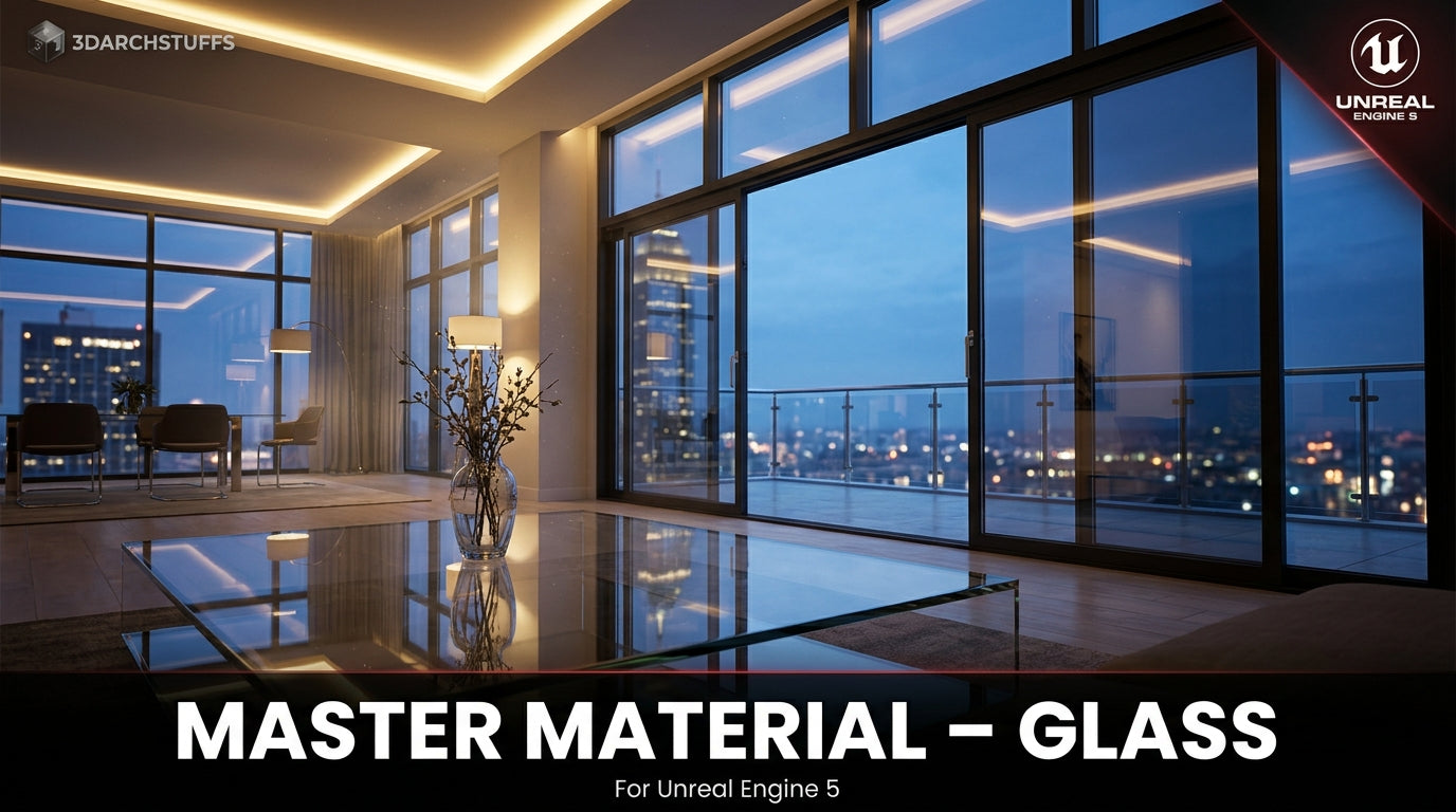 Interactive Archviz Template for Unreal Engine. UE 5.7