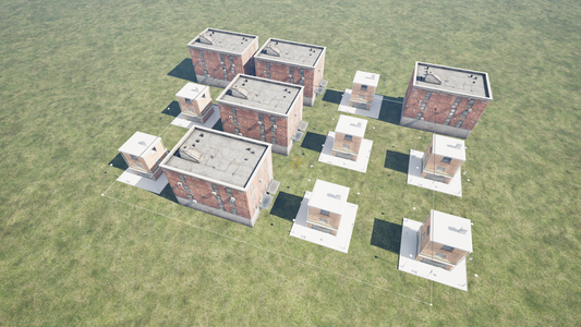 PCG HOUSES INSIDE SPLINE AREA.