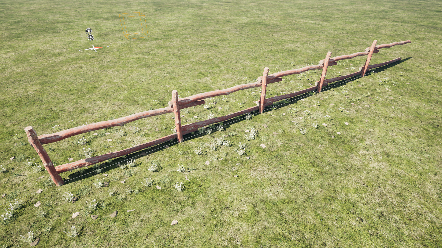 PCG FENCE ON A SPLINE